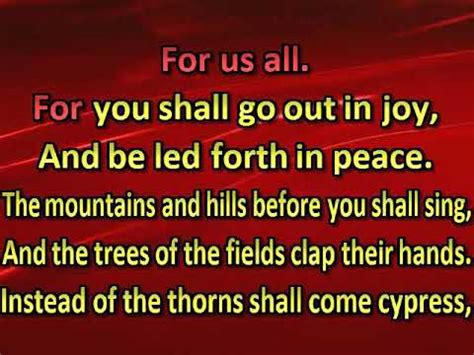 Hymn: Seek ye the Lord all ye people .